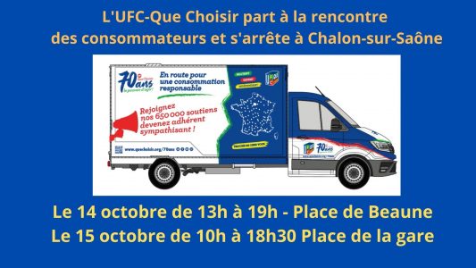 En route pour une consommation responsable – Un van pour rencontrer les habitants de Chalon-sur-Saône