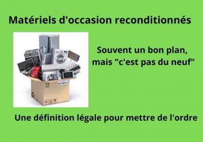 Matériel reconditionné ………Ce n’est pas un produit neuf !
