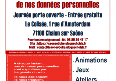 Réservez le 9 septembre pour tout savoir sur vos données personnelles !