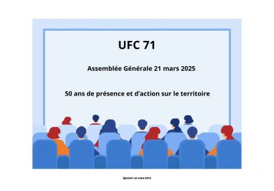 AG du 21 mars 2025 – les 50 ans de l’UFC QC 71